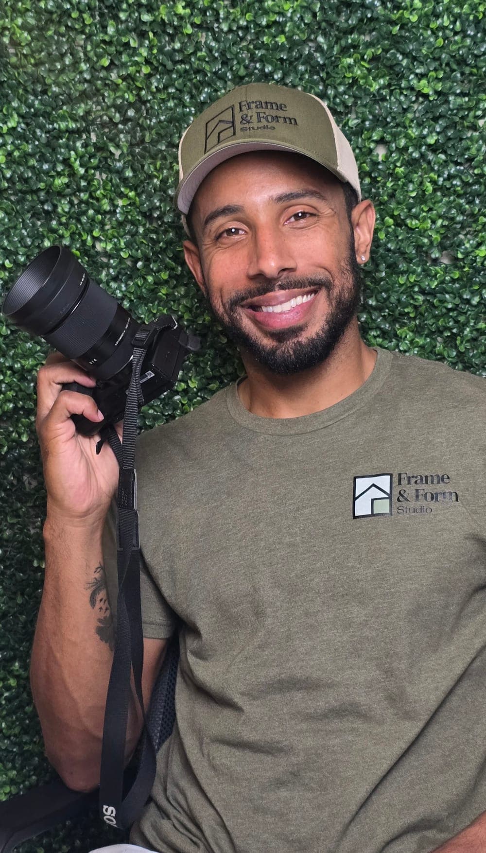 Colby Hollins, founder of Frame & Form Studio